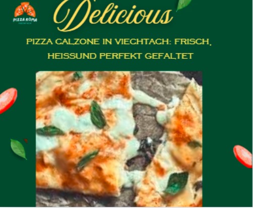 Pizza Calzone in Viechtach