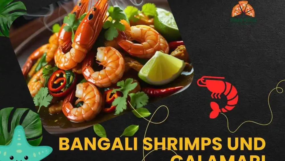 Bangali Shrimps und Calamari