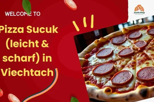 Sucuk Pizza in Viechtach